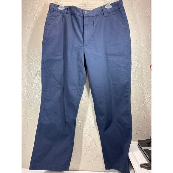 Carhartt Men’s Pants Rugged Flex Relaxed Fit Canvas BN2291-M Size 40x30 NWT - Picture 1 of 5